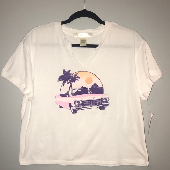 White Graphic Tee - Picture 1 of 1